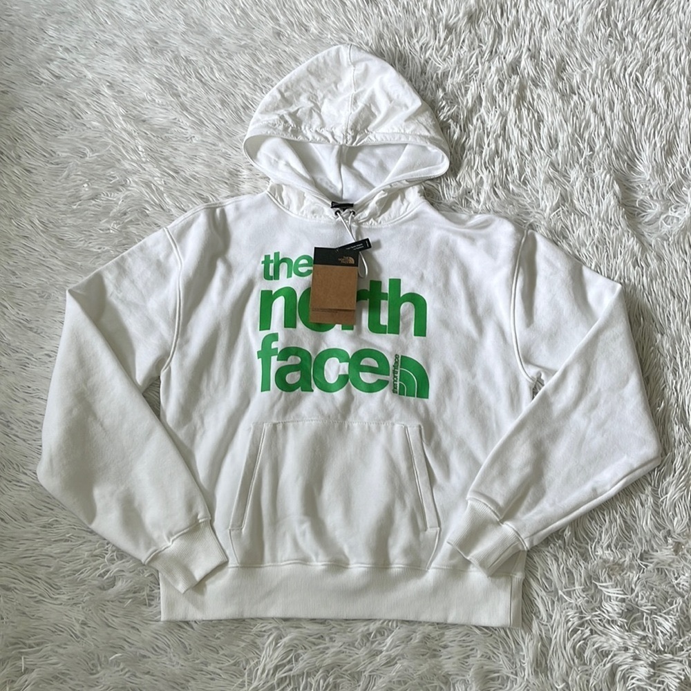 NEW THE NORTH FACE Women's Coordinates Hoodie in white/green size XS